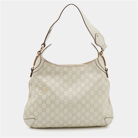 gucci white hobo|Gucci hobo crossbody.